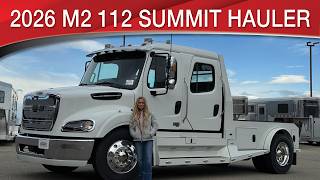 A preview image of the linked video showcasing 2026 Freightliner M2 112 SUMMIT HAULER