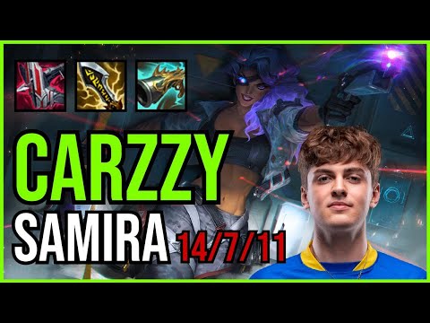CARZZY - SAMIRA vs ASHE ADC - EUW Challenger - Patch 11.7