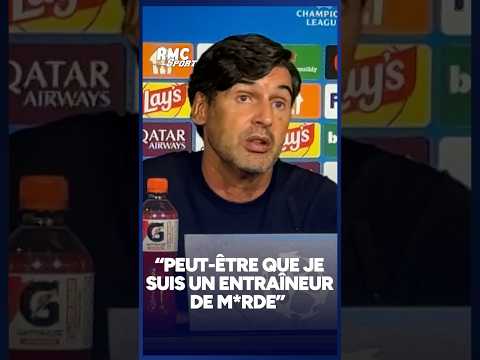 "Peut-être que je suis un entraîneur de m*rde"...