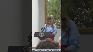 I Heard You Missed Me First Lady Melania Trump Jokes With Rose Garden Guests - 08/20/26