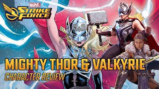 Mighty Thor and Valkyrie | New Character Review - MARVEL Strike Force