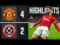 Manchester United's Powerful Goals When They Silenced Sheffield United 4-2, Bruno Fernandes Brace