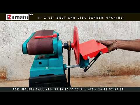 Ramato Manual Belt Grinder Lancer Machine