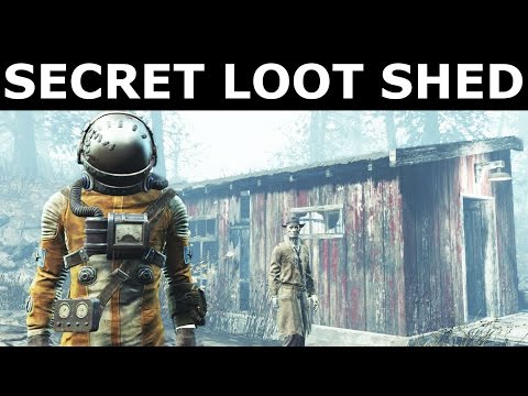 Fallout 4 Far Harbor - How To Unlock Cranberry Island Supply Loot Shed (Secret Loot Location)