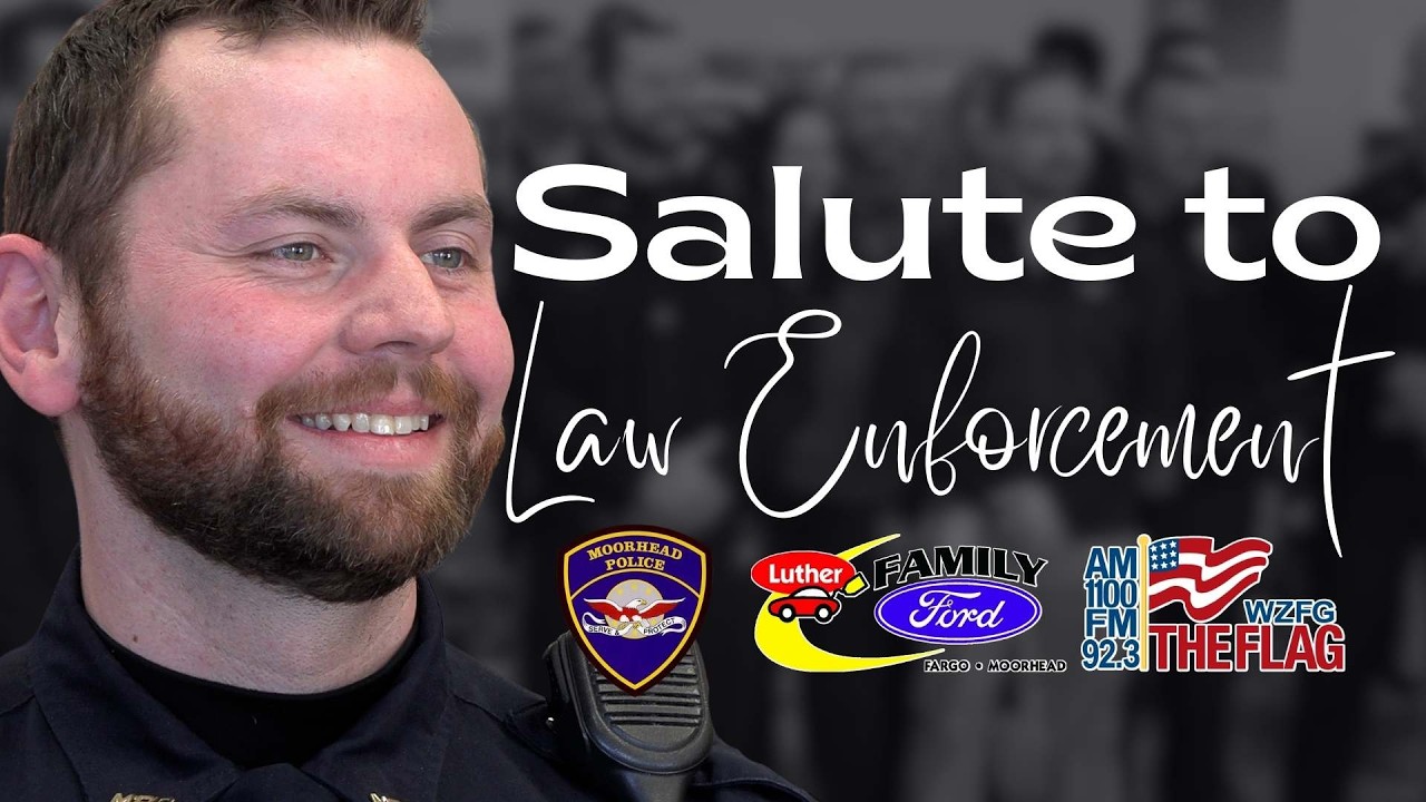 School Resource Officer Werk & Moorhead PD., We Salute YOU!
