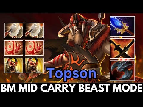Topson [Beastmaster] Mid Carry From Bad Start to Beast Mode Dota 2