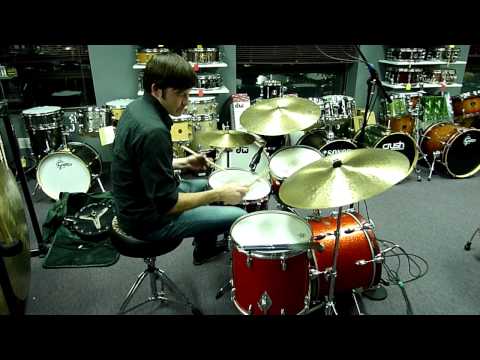 Dave Brophy Plays His Vintage Gretsch Drums - Part 1