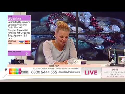 How To Make Gemstone Jewellery - JewelleryMaker LIVE (AM) 08/07/2014