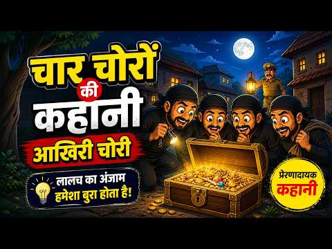 चार चालाक चोर और उनकी आखिरी गलती | दिल छू लेने वाली प्रेरणादायक कहानी (Hindi Motivational Story)