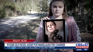 11-year-old faces judge for manslaughter charges
