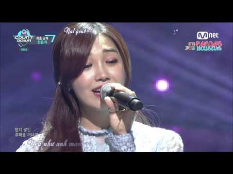 [Panda's HouseVN][Vietsub+Kara]160421 Love is like the wind - Jung Eunji Comeback Stage Mcountdown