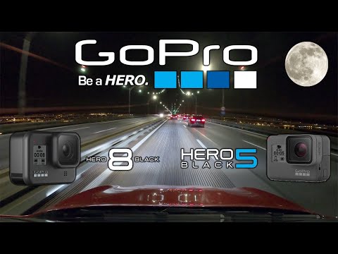 GoPro HERO 8 🆚 GoPro HERO 5 - Night 📹🌛