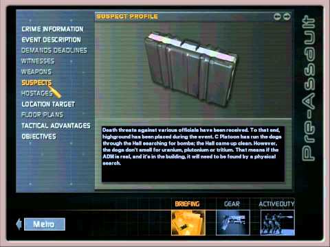 Lets Play Swat 3 Final Mission Briefing