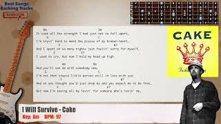 Download lagu 🎸 I Will Survive - Cake Guitar Backing Track with chords and lyrics mp3 Download lagu 🎸 I Will Survive - Cake Guitar Backing Track with chords and lyrics mp3