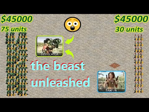 Desolators vs Tanya - Same Cost Battle: Red Alert 2