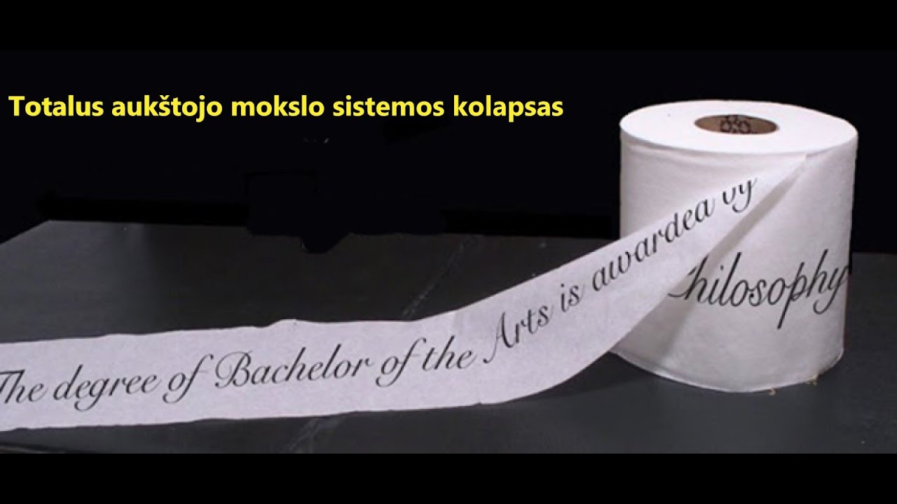 Totalus aukštojo mokslo sistemos kolapsas