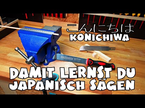 Japanisch sägen -  Kleine Japansäge von Lidl