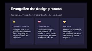 UX Forum - Design advocacy in a developer-focused environment