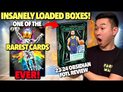 I PULLED ONE OF THE RAREST CARDS EVER! ???????? 2023-24 Panini Obsidian Basketball FOTL Hobby Box Review