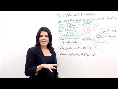 OAB 1ª ETAPA - DIREITO PROCESSUAL DO TRABALHO - PARTES E PROCURADORES