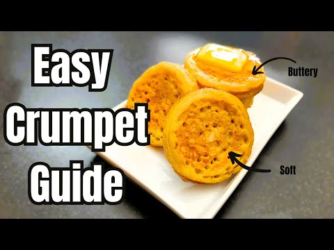 Fluffy Homemade Crumpets Recipe | Easy British Breakfast Anyone Can Make!