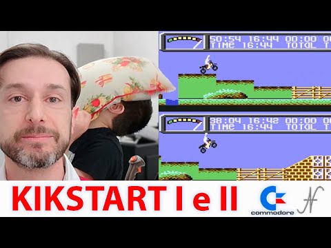 KikStart and KikStart II: MotoCross Games for Commodore 64!
