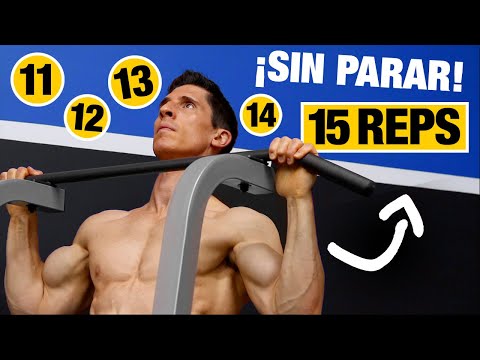 Cómo Hacer 15 DOMINADAS O MÁS sin Parar ¡GARANTIZADO!
