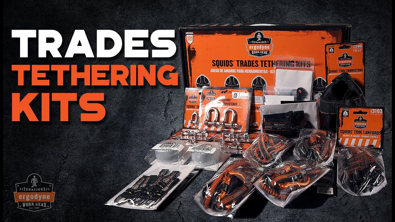 Tether the Trades with Ergodyne Squids Tethering Kits