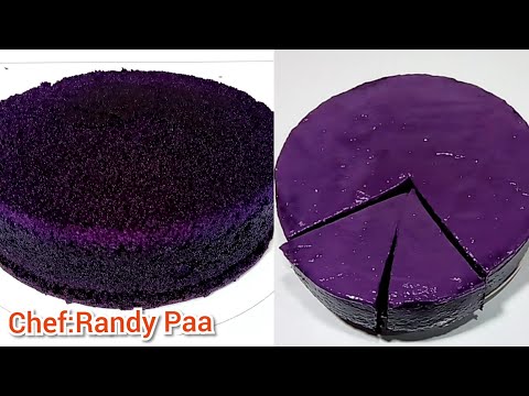 UBE Moist Chiffon Cake/Demonstration for Beginners