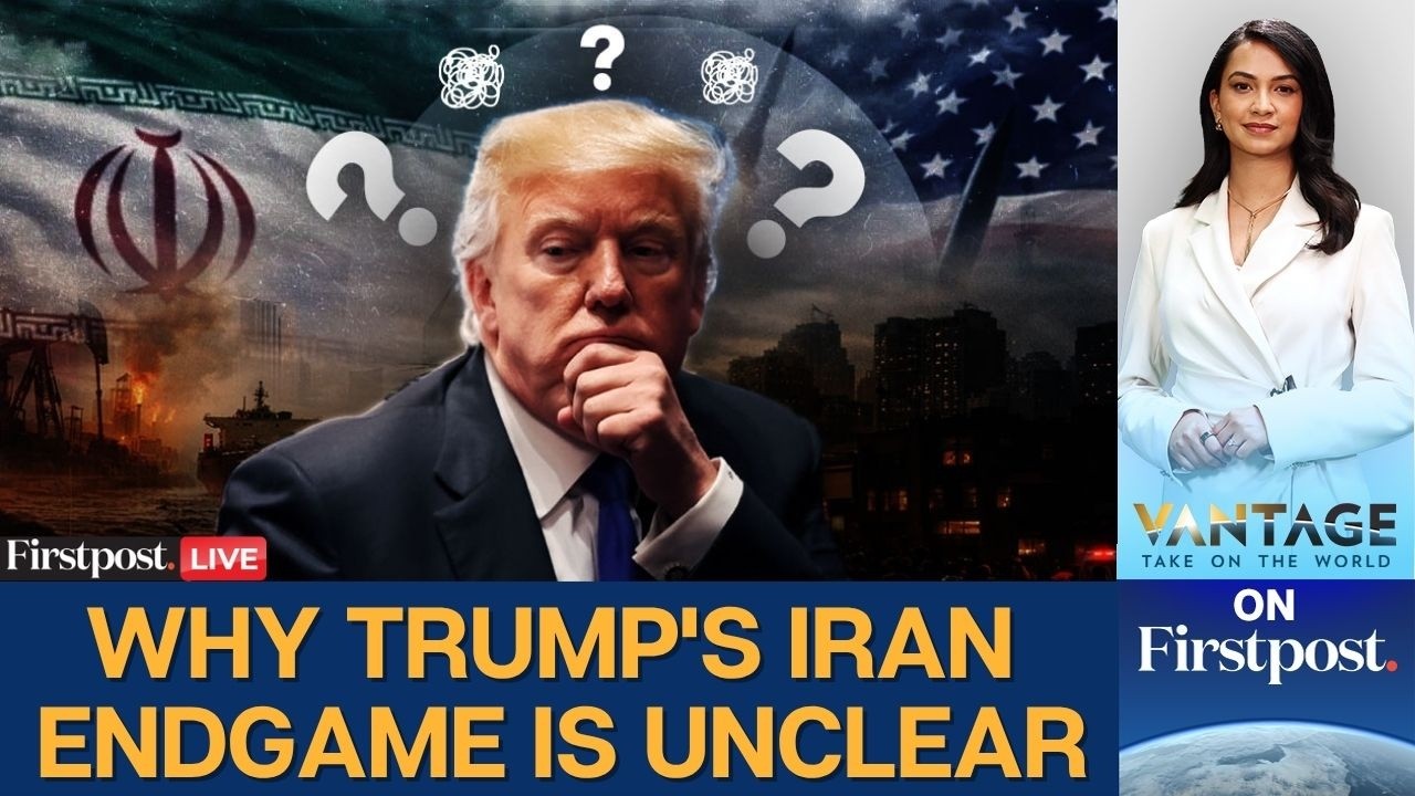 US Iran War LIVE: Trump's Iran War Goals Shift as Endgame Remains Unclear | Vantage on Firstpost