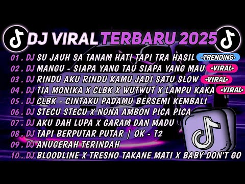 DJ TIKTOK TERBARU 2025🎵DJ SU JAUH SA TANAM HATI TAPI TRA HASIL🎵DJ MANGU - SIAPA YANG TAU |FULL ALBUM