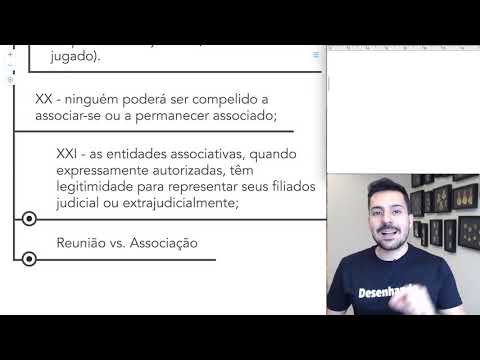 Direitos individuais e coletivos: Direito de associação.