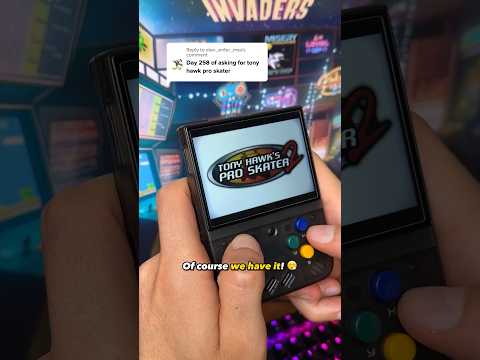 Tony hawks pro skater ? Of course 😎 #tonyhawks #ps1 #playstation