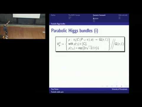 Tony Pantev - Refined parabolic stable pair invariants, nested Hilbert schemes, and MacDonald pols