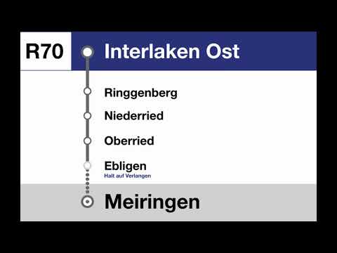 ZB Ansagen » R70 Interlaken Ost — Meiringen | SLBahnen