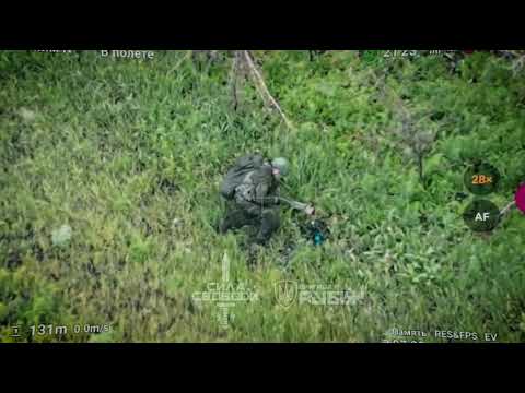 An accurate shot by a Ukrainian sniper