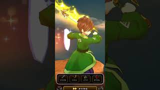 【ドラクエウォーク】けきちゃん×2、勇者の気合いため、フォースブラスト（バイキルトなし） #ドラクエ #ドラゴンクエスト #ドラクエウォーク