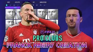 FIFA 21 Franck Ribery Pro Clubs Creation