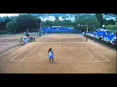Demi-finale ITF Beaulieu 2015 Junior W (6/7) - Andreescu (CAN) - Andrianjafitrimo (FRA) 6/4 6/7 6/4