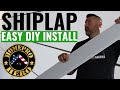 DIY Shiplap Ceiling How To Install A Rustic Farmhouse Style Ceiling