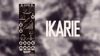 Video thumbnail for Ikarie by Casper x Bastl – a uniquely sculpted, flexible stereo/dual peak filter module by Bastl Instruments