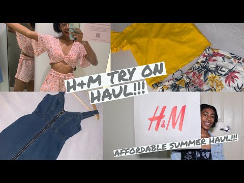 Huge H & M Try On Haul || Affordable Summer Fashion. (part 1) Video