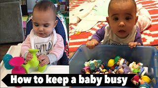 How to Keep a Baby Busy | 9 Month Old Edition
