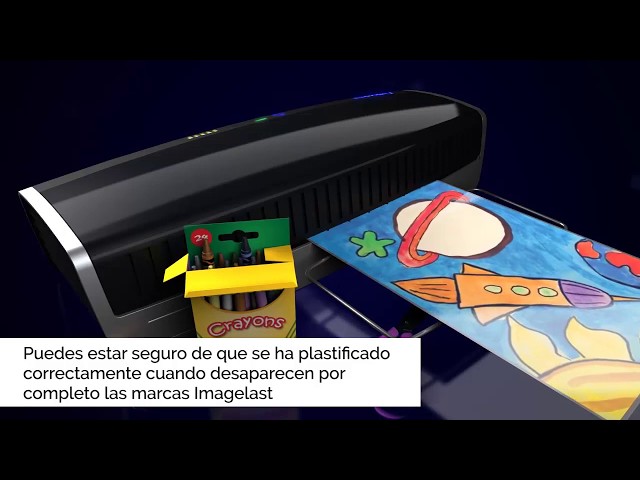 Vídeo relacionado con Fellowes Fundas de Plastificar A4, acabado brillo, 100 hojas, 125 micras, acabado de calidad, con indicadores direccionales Image Last, adecuadas para fotos, avisos y uso diario