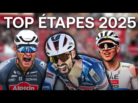 CYCLISME - Les 10 plus BELLES ÉTAPES 2025 (Paret-Peintre, Pogacar, van der Poel...)