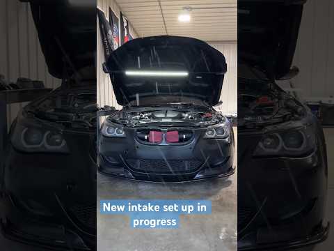 FINALLY changing the Intakes on this BMW E60 M5 #shorts #bmwe60m5