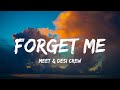 FORGET ME Lyrics MEET DESI CREW PUNJABI SAD SONGS