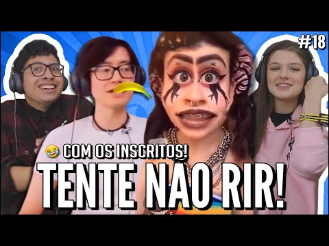 JOVENS REAGEM A DESAFIO TENTE NÃO RIR DOS INSCRITOS 18 - SE RIR LEVA CHOQUE