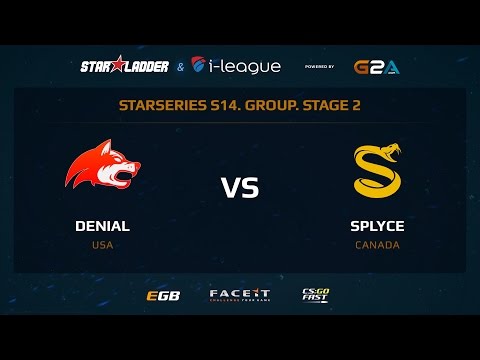 Denial vs SPLYCE - Map 1 - Dust 2 (SL i-League StarSeries XIV)