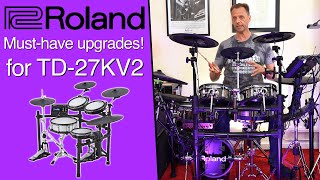 Video thumbnail for Roland TD-27KV2 must-have upgrades! by Tec Raven